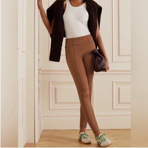 Spanx faux suede leggings camel XL NWT - Picture 9 of 9